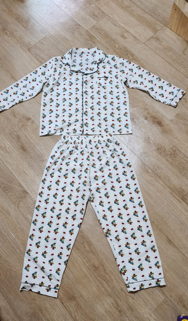 [85]여아동 잠옷3벌일괄/긴팔긴바지내의/키즈주니어 이미지