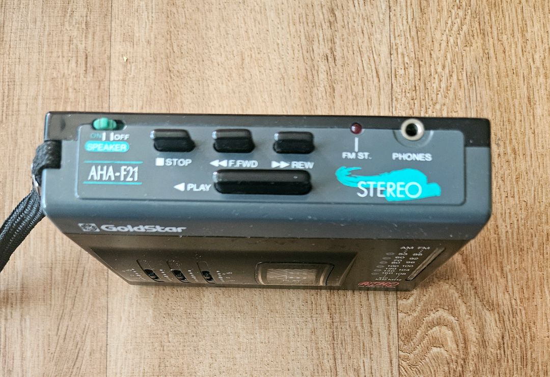 금성 카세트 라디오 이미지