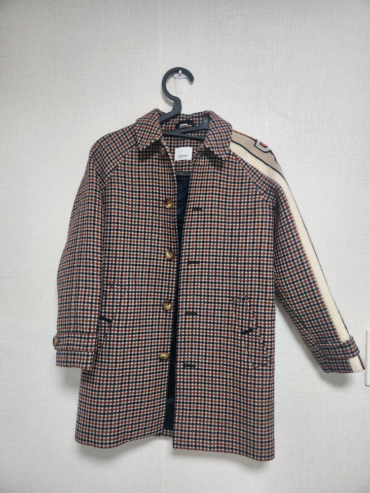 정품.신상.새상품) 8y 버버리 키즈 코트 100% 울코트 이미지