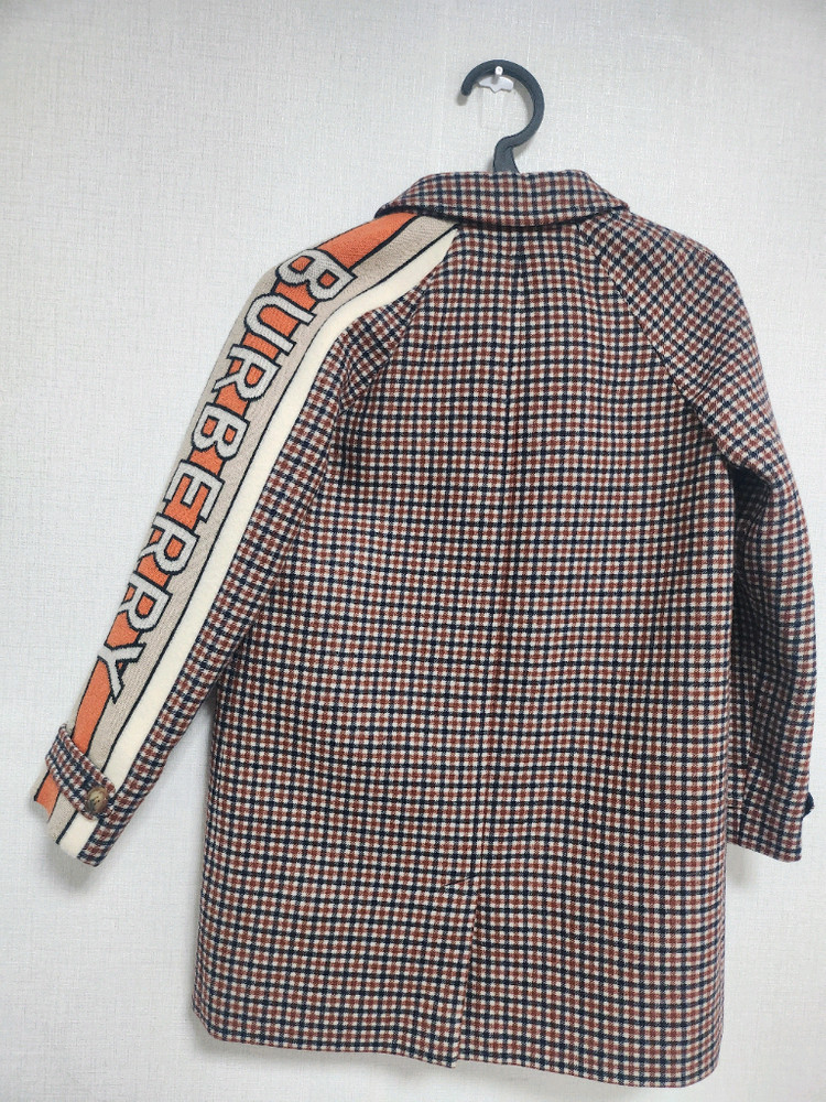 정품.신상.새상품) 8y 버버리 키즈 코트 100% 울코트 이미지