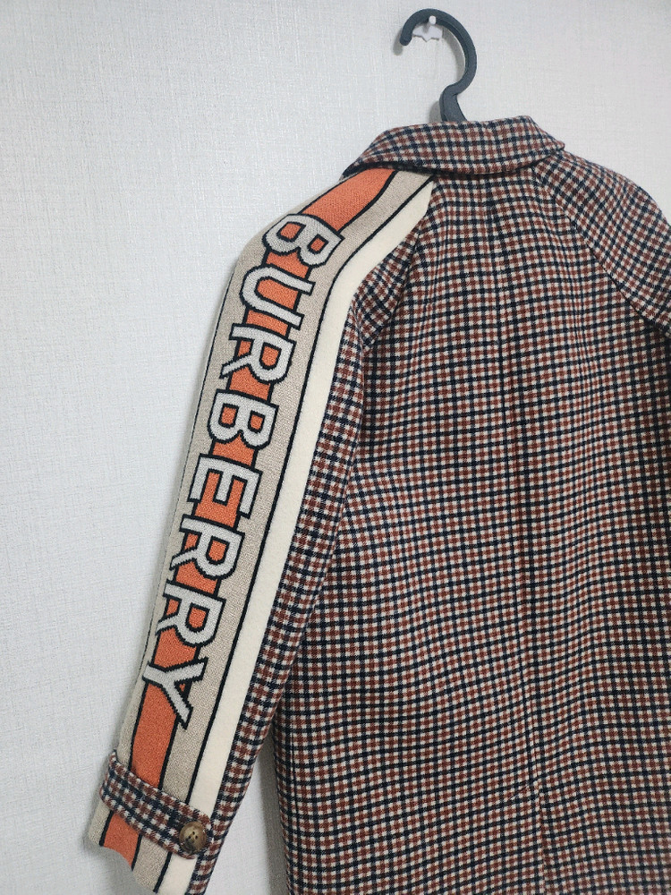 정품.신상.새상품) 8y 버버리 키즈 코트 100% 울코트 이미지