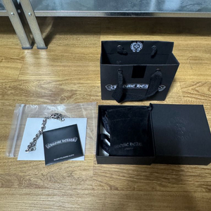 크롬하츠 정품 라지 페이퍼 체인 팔찌 이미지