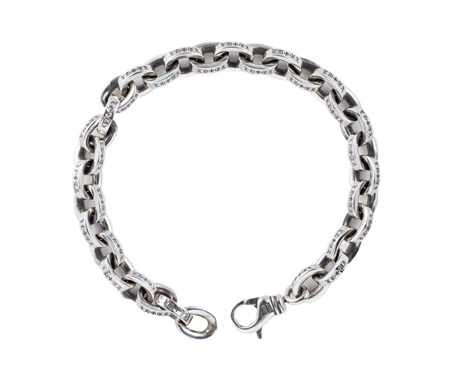 크롬하츠 정품 라지 페이퍼 체인 팔찌 이미지