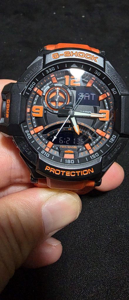 카시오 G-SHOCK 지샥 GA-1000-4A 오렌지 이미지