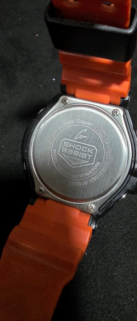 카시오 G-SHOCK 지샥 GA-1000-4A 오렌지 이미지