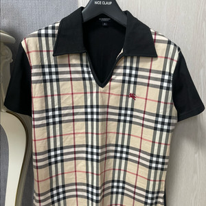 체크 반팔 폴로셔츠 55~날씬66 이미지