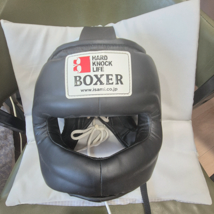 복싱 헤드기어 & 글러브 스파링 세트 이사미복서 이미지