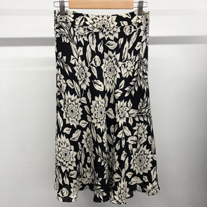 띠어리 실크 플라워 스커트 55-66 이미지