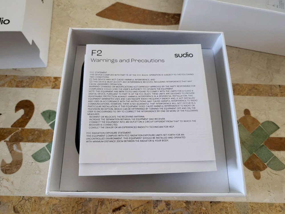 sudio F2 블루투스 스피커 이미지