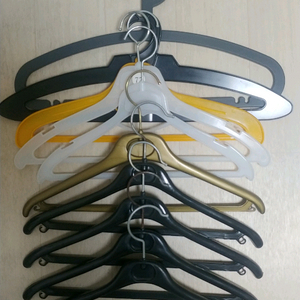 플라스틱 옷걸이10개세트모음 행거옷장장농인테리어선반수납장 이미지