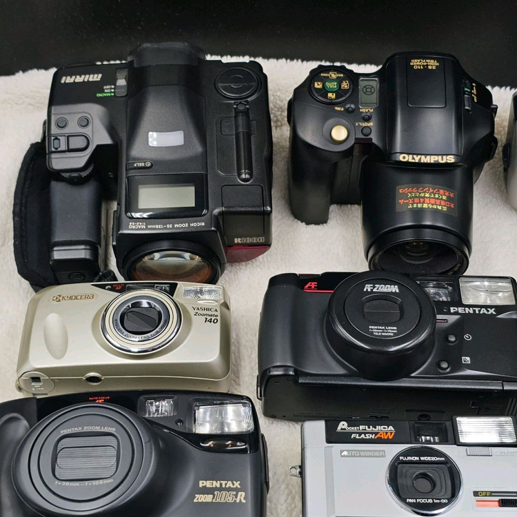 빈티지 클래식 필름카메라 일괄 필카 수리용 소장용 인테리어 장식용 이미지