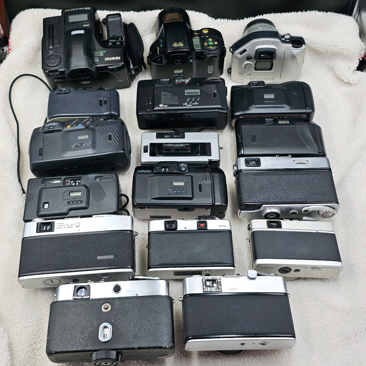 빈티지 클래식 필름카메라 일괄 필카 수리용 소장용 인테리어 장식용 이미지