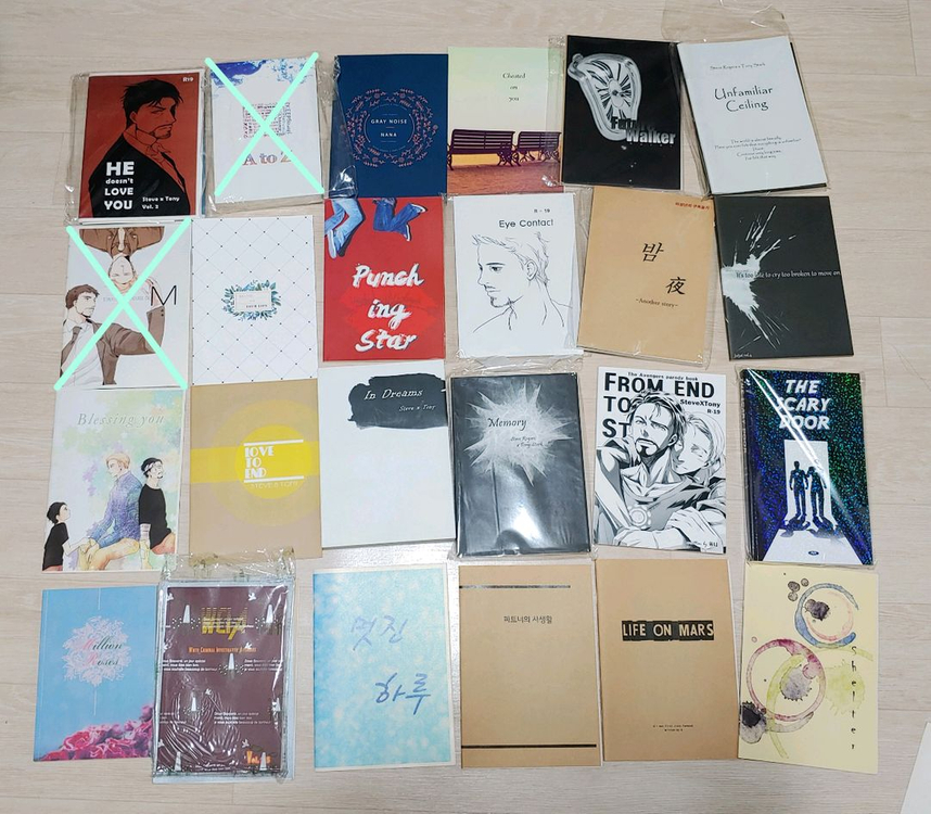 스팁토니 스토니 회지 대량 팝니다(Cass, 나티, 노플린, 룬달, 숲록, 꽥꽥 등) 이미지