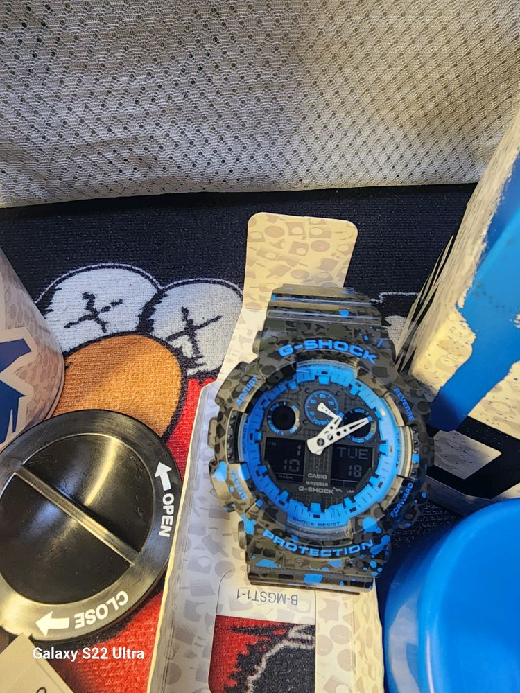 지샥 GA-100ST-2ADR 시계 이미지