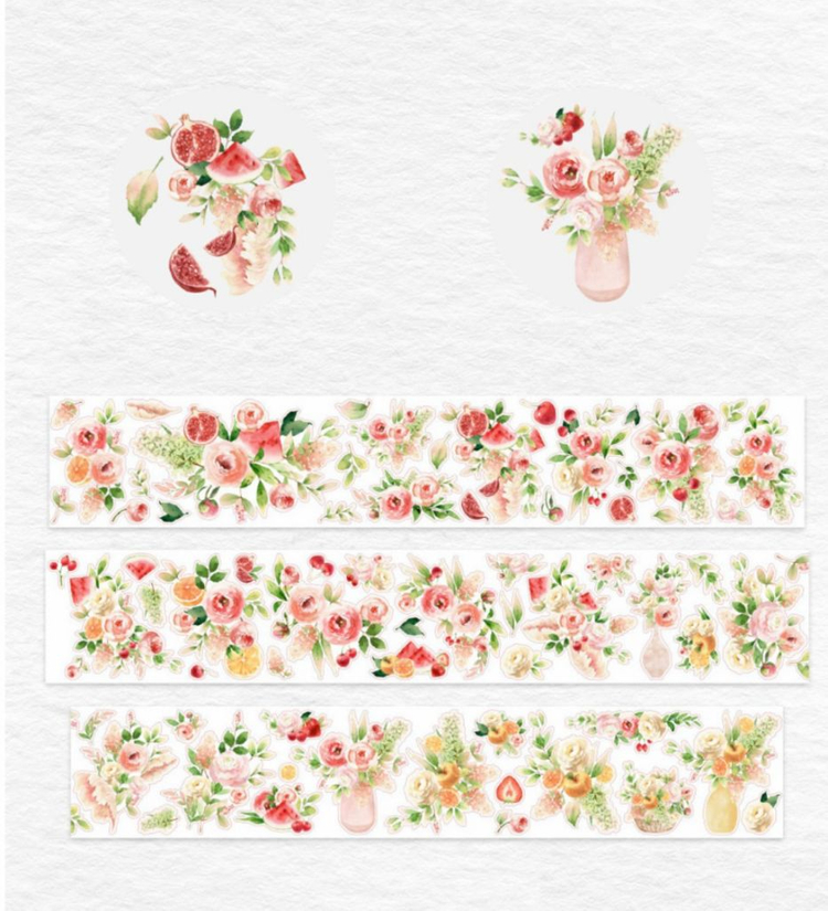 washi tape.워시테이프.다꾸수입마테.5개. 포장 뜯지않은 새제품. 이미지