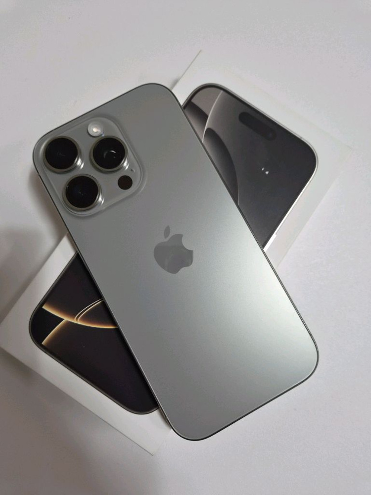 아이폰 16프로 256GB 배터리 효율 100% 사이클 수 16 이미지