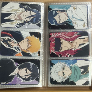 블리치 포토카드 / 최저가 / 루키아 이치고 뱌쿠야 토시로 렌지 이미지