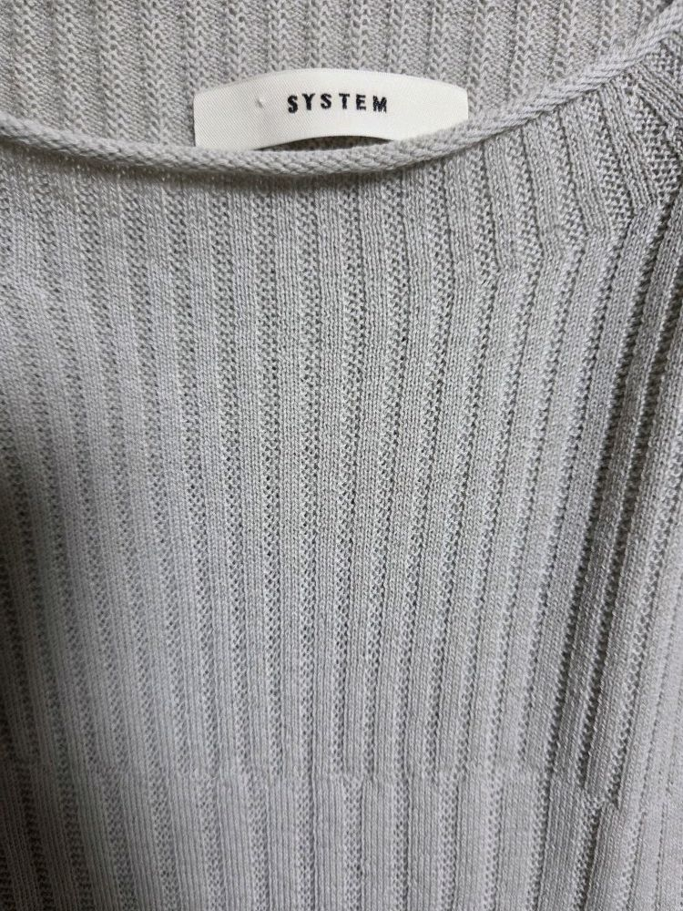 시스템 SYSTEM 19 골지 니트 원피스 (F) 이미지