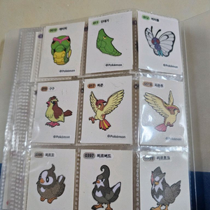 포켓몬 띠부씰 일괄 판매합니다. 이미지
