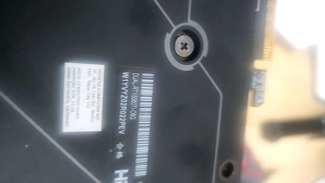 Asus RTX 5060ti 8GB Dual 판매합니다 홍대/고양 화정 직거래 - 안심되는 중고거래