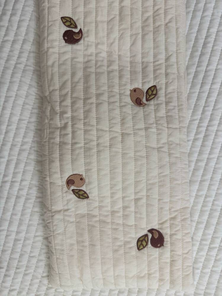 이몽 가슴안정 좁쌀 태열베개 6구획 100수 면 (신생아 모로반사 아기) 이미지