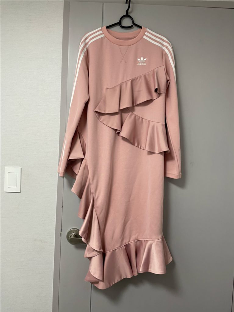 아디다스 제이쿠 콜라보 프릴 롱원피스 S 이미지
