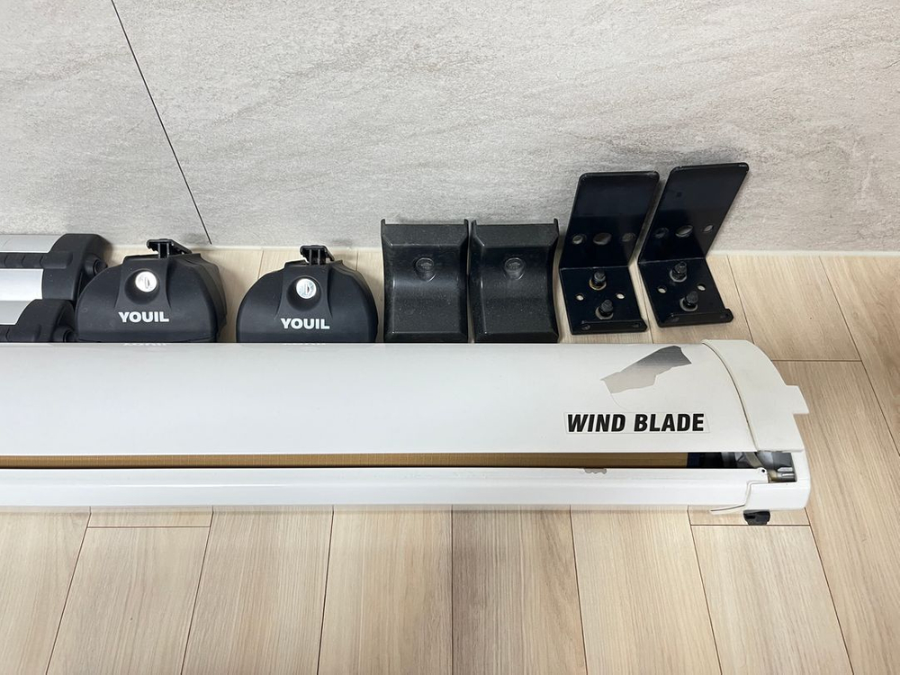 YA-250 유일캐리어 하드케이스 차량용 어닝+익스텐션+가로바 이미지