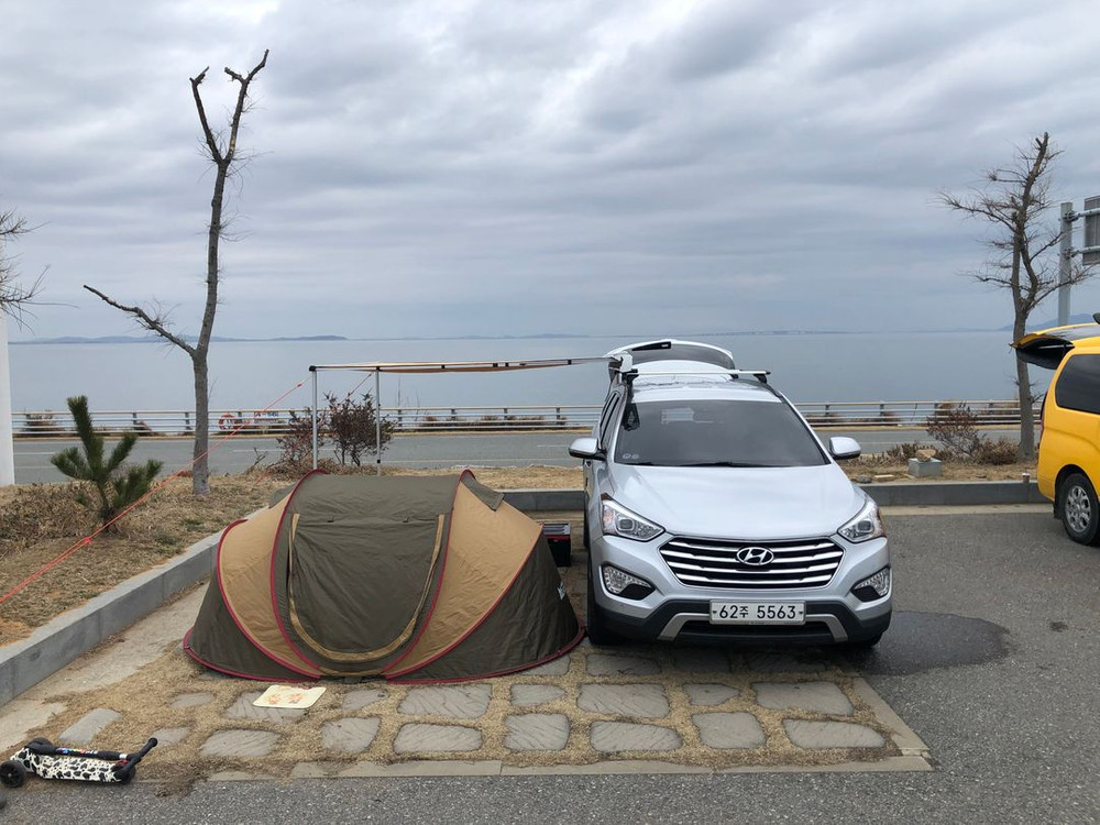 YA-250 유일캐리어 하드케이스 차량용 어닝+익스텐션+가로바 이미지