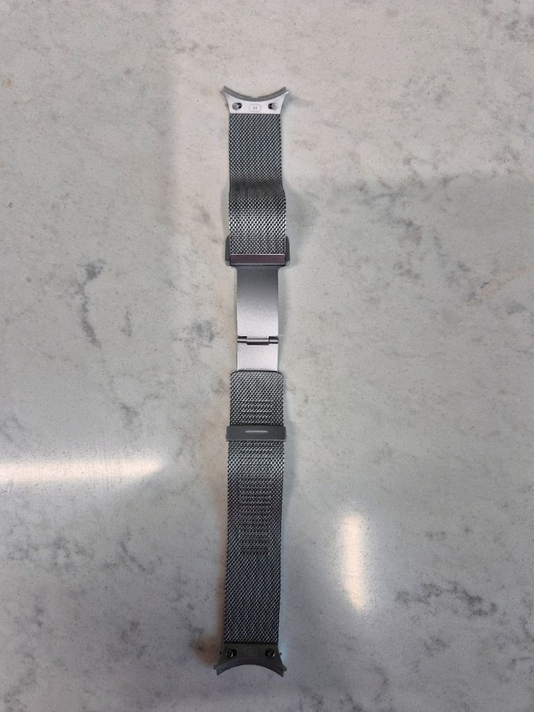 삼성 갤럭시워치4 44mm 밀레니즈 밴드 M/L 실버 이미지