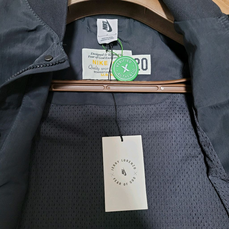 [ L ] 나이키 x 피어오브갓 웜업 탑 오프 느와르 이미지
