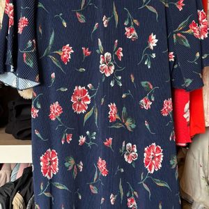 MANGO 망고 플라워 원피스 판매 이미지