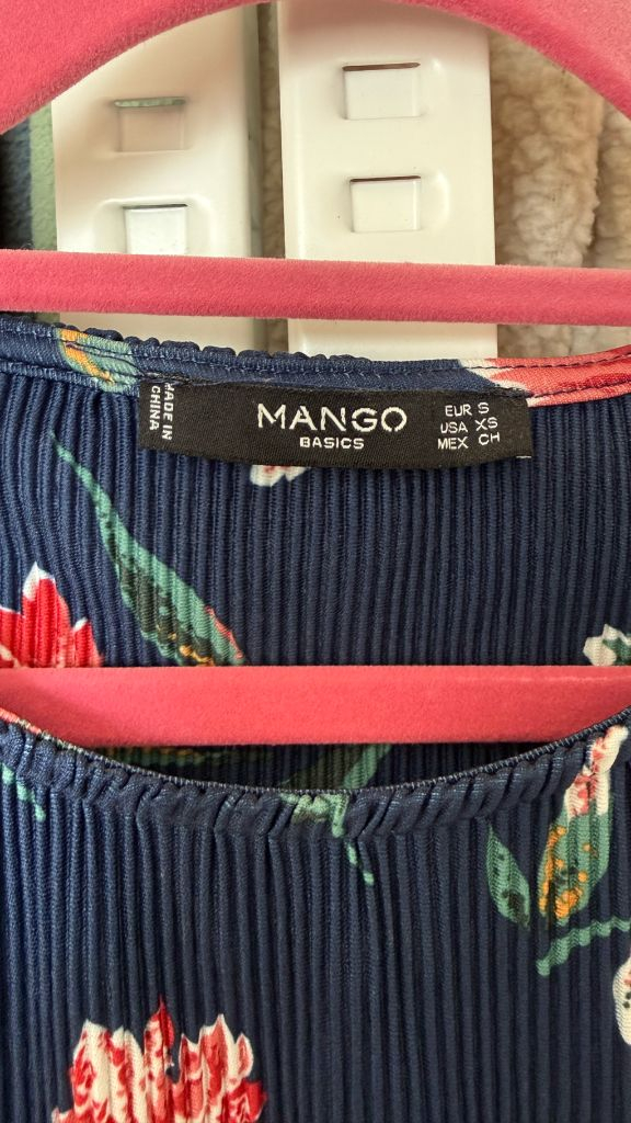 MANGO 망고 플라워 원피스 판매 이미지