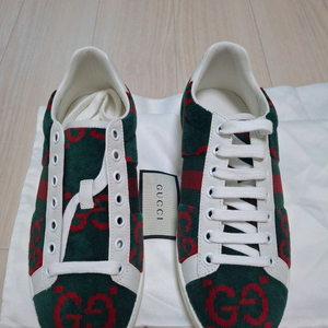 (정품) 새상품 구찌 에이스 테리 코튼 여성 스니커즈 431910 이미지