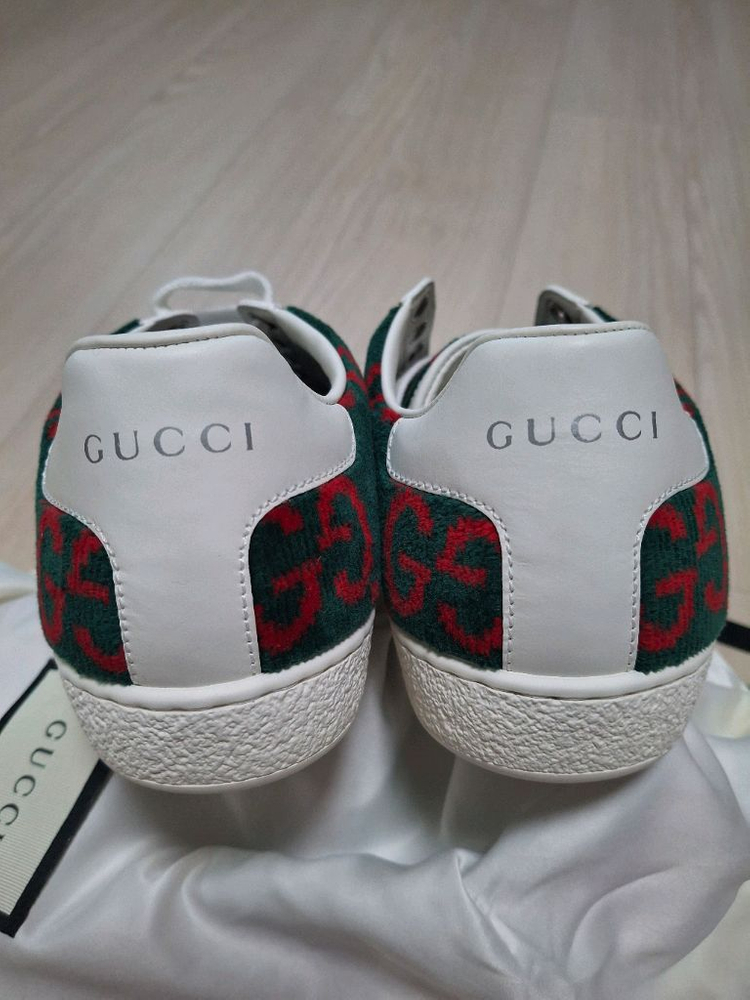 (정품) 새상품 구찌 에이스 테리 코튼 여성 스니커즈 431910 이미지