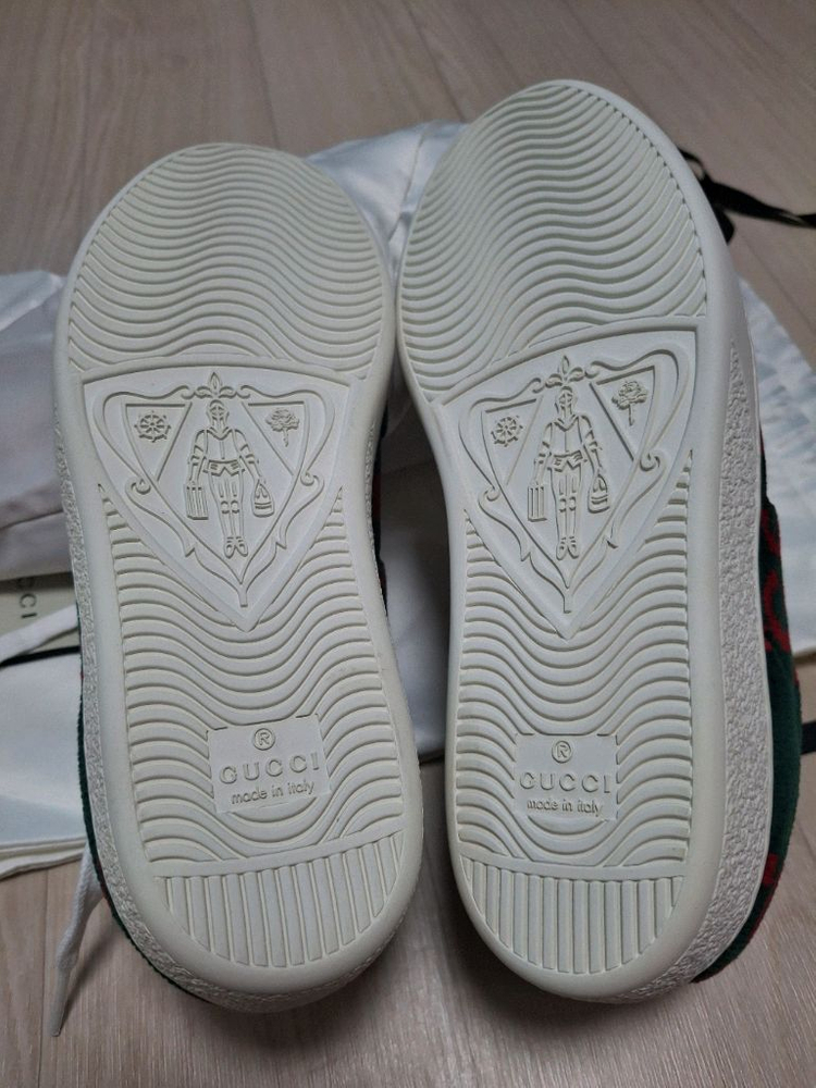 (정품) 새상품 구찌 에이스 테리 코튼 여성 스니커즈 431910 이미지