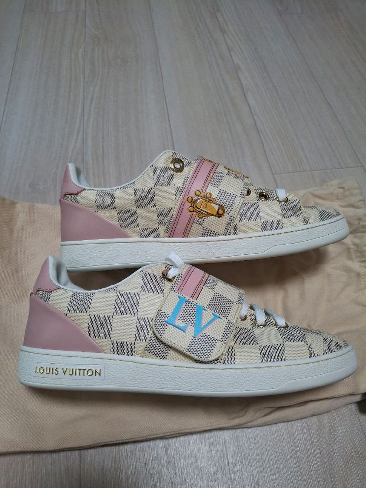 (정품) 루이비통 다미에 프론트로우 여성 스니커즈 이미지