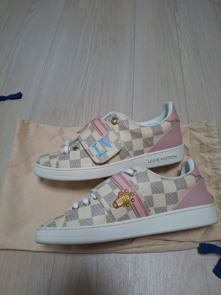 (정품) 루이비통 다미에 프론트로우 여성 스니커즈 이미지