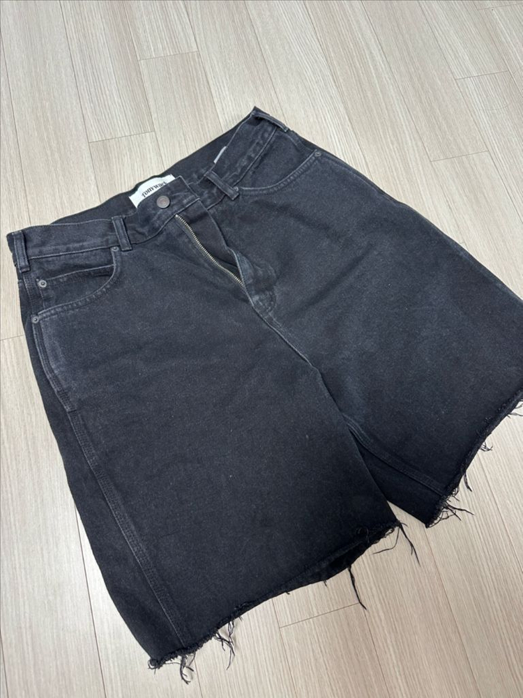 토니웩 블랙 데님 쇼츠 버뮤다팬츠 30(M) 이미지
