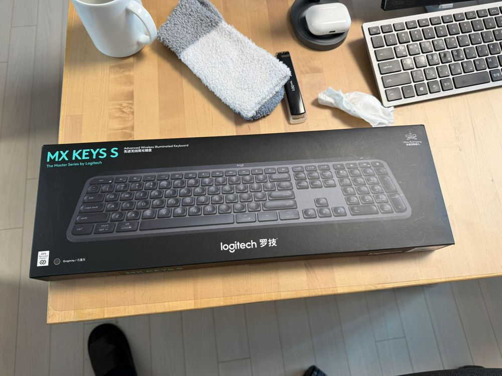 블루투스 키보드 러시아어(키릴)각인 Logitech MX Keys S 이미지
