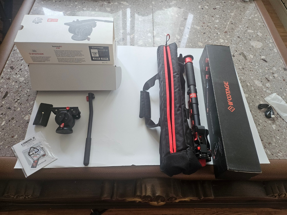 (ifootage) 비디오헤드 KOMODO K5 + 모노포드 Cobra2 C-120 이미지