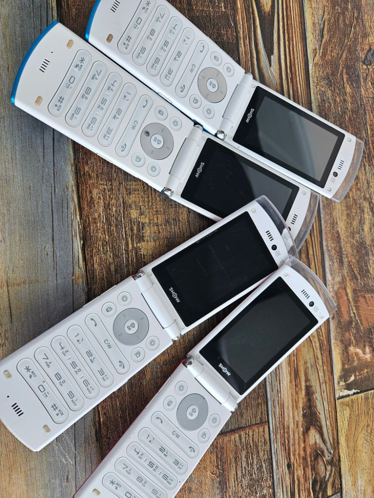 KT KH8000 롤리팝1 A급 폴더폰 핑크.블루 이미지