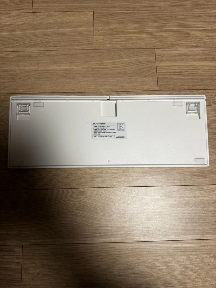 풀윤활&흡음)한성 무접점키보드 50g gk893b 이미지