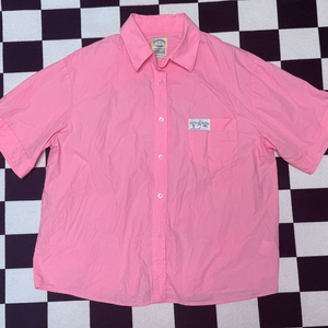 시눈 Half Sleeve Cotton Shirt (Pink) 이미지