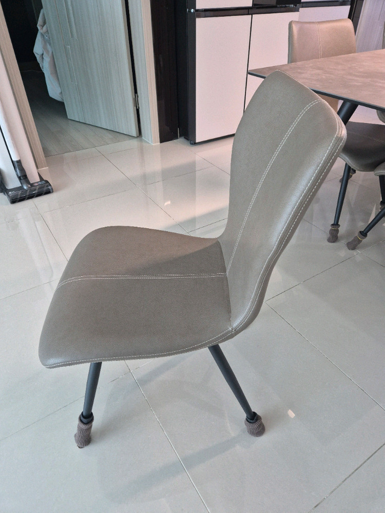 확장형(4인용->6인용) 고급 세라믹 식탁 판매해요! (의자포함) 이미지