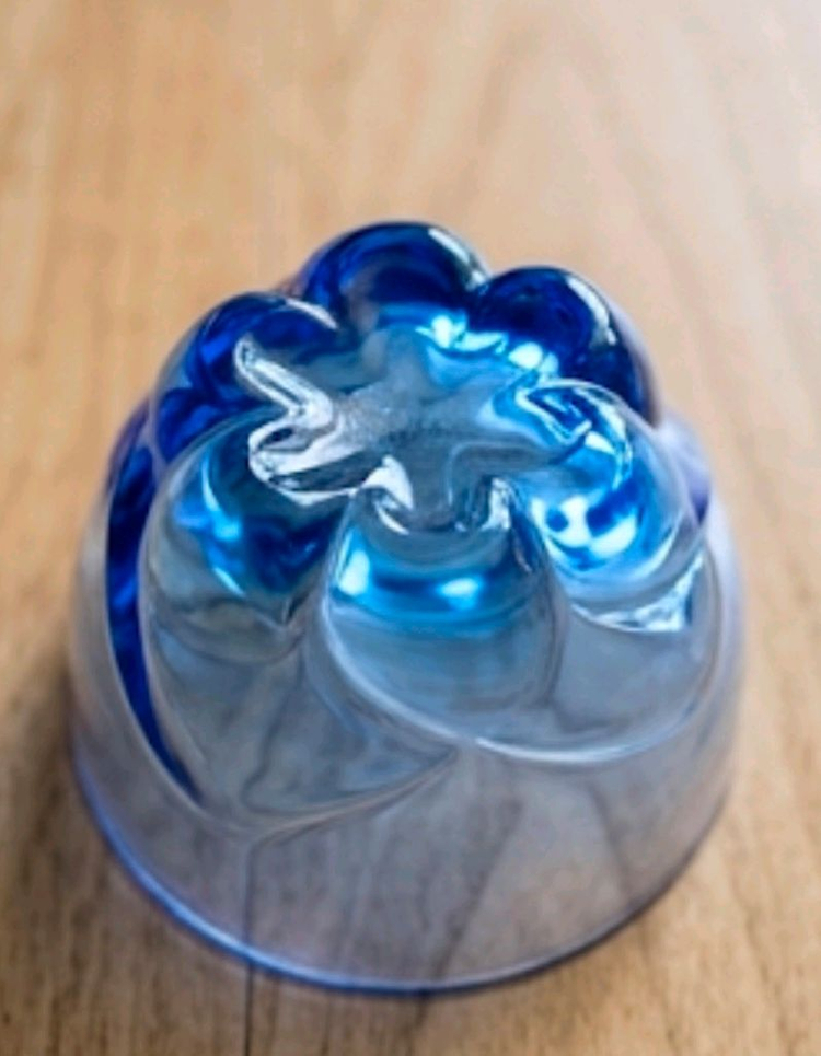 블루 빙수, 음료 유리잔 세트 이미지