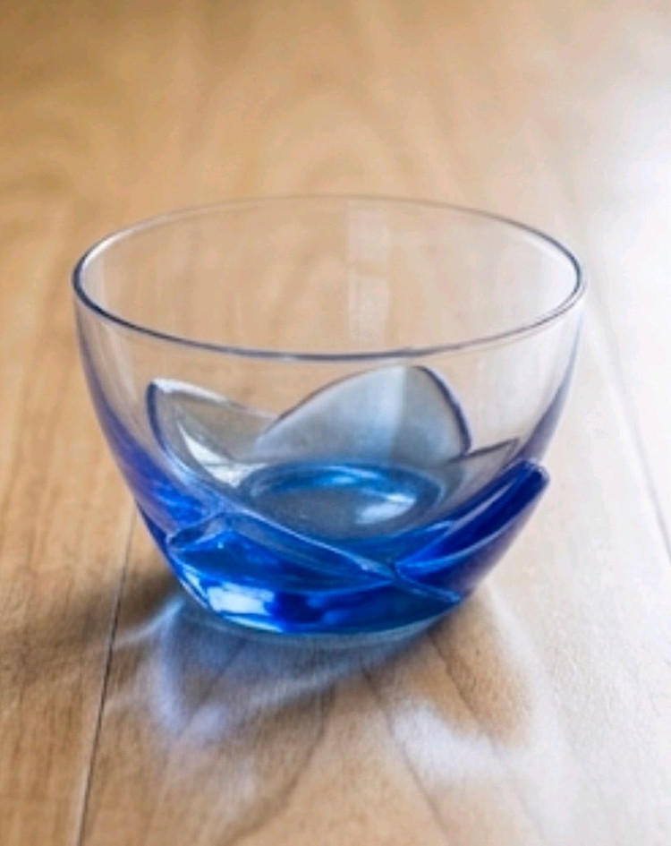 블루 빙수, 음료 유리잔 세트 이미지