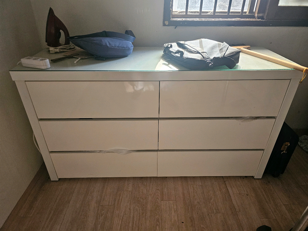 원목 식탁 의자 세트 + 서랍장 이미지