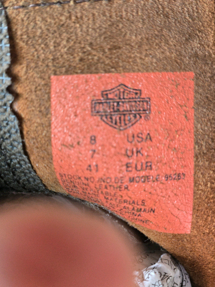 할리데이비슨 신발 이미지