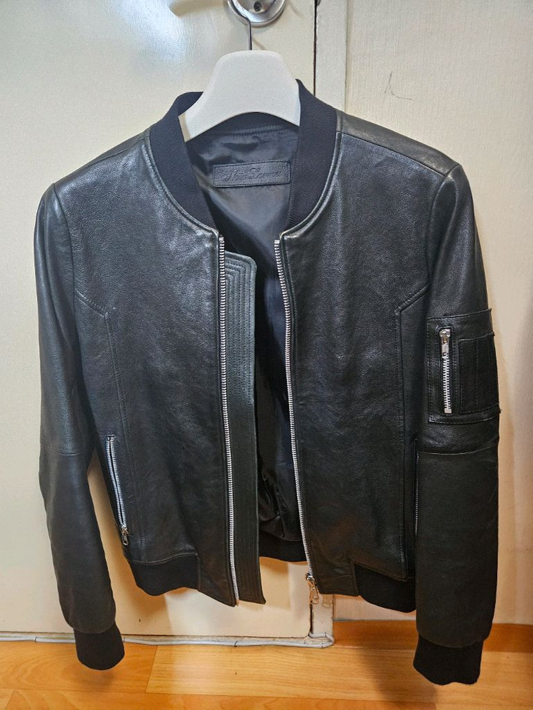 44) 느와르 라르메스 MA-1 가죽 자켓 이미지