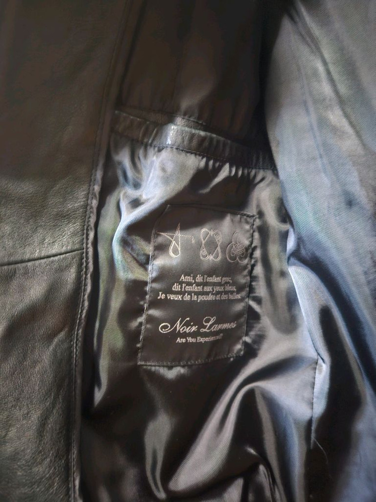 44) 느와르 라르메스 MA-1 가죽 자켓 이미지
